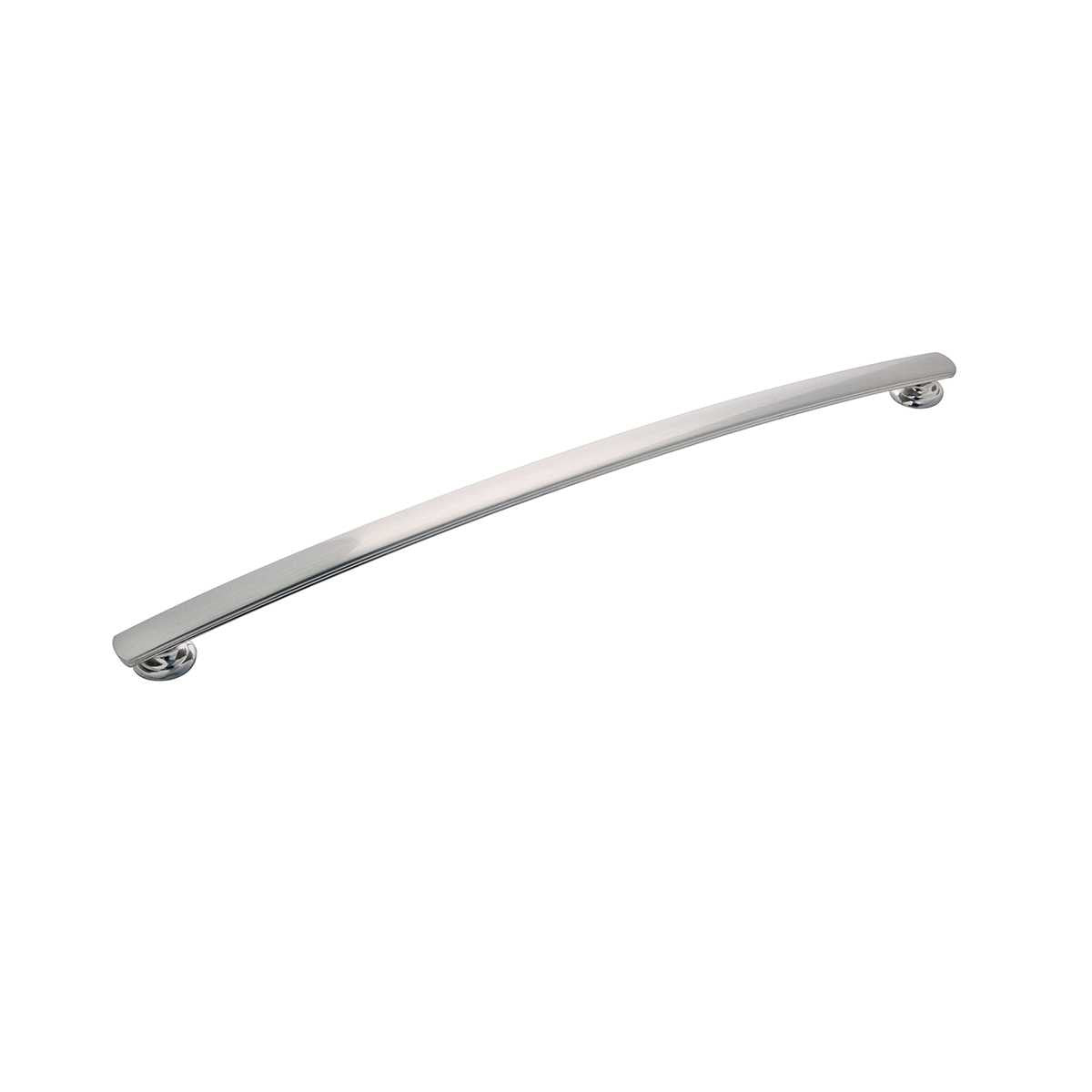 HICKORY American Diner 12" Center to Center Handle Cabinet Pull - Matte Black P2159-SN