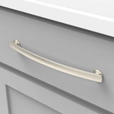 HICKORY American Diner 8-13/16" Center to Center Handle Cabinet Pull - Matte Black P2158-SN
