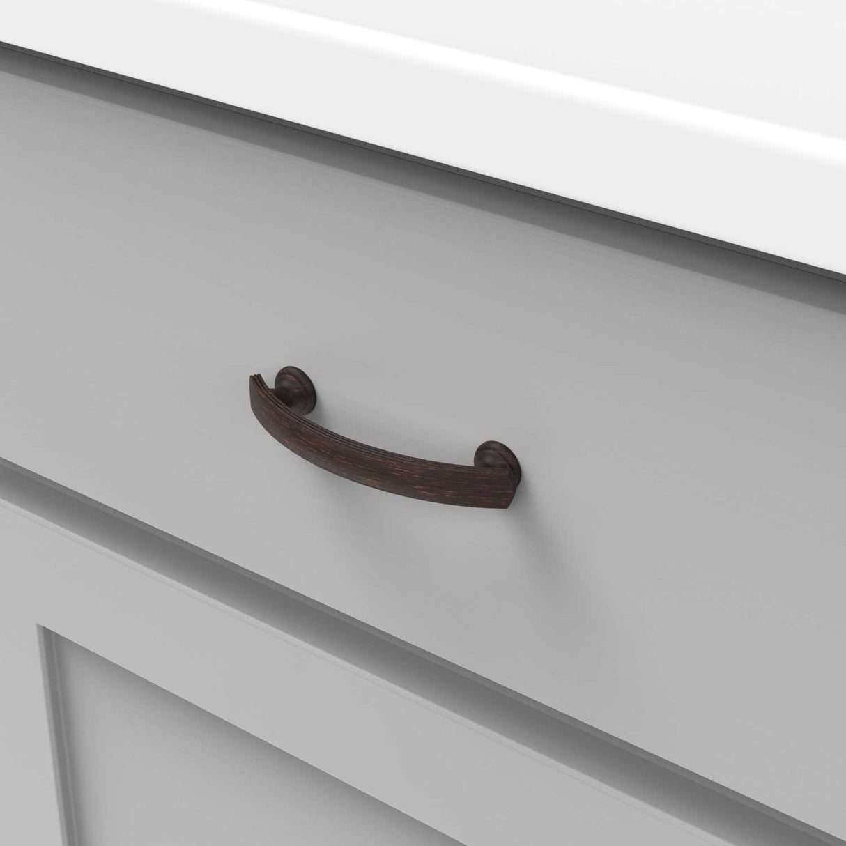 HICKORY American Diner 3" Center to Center Handle Cabinet Pull - Vintage Bronze P2143-VB
