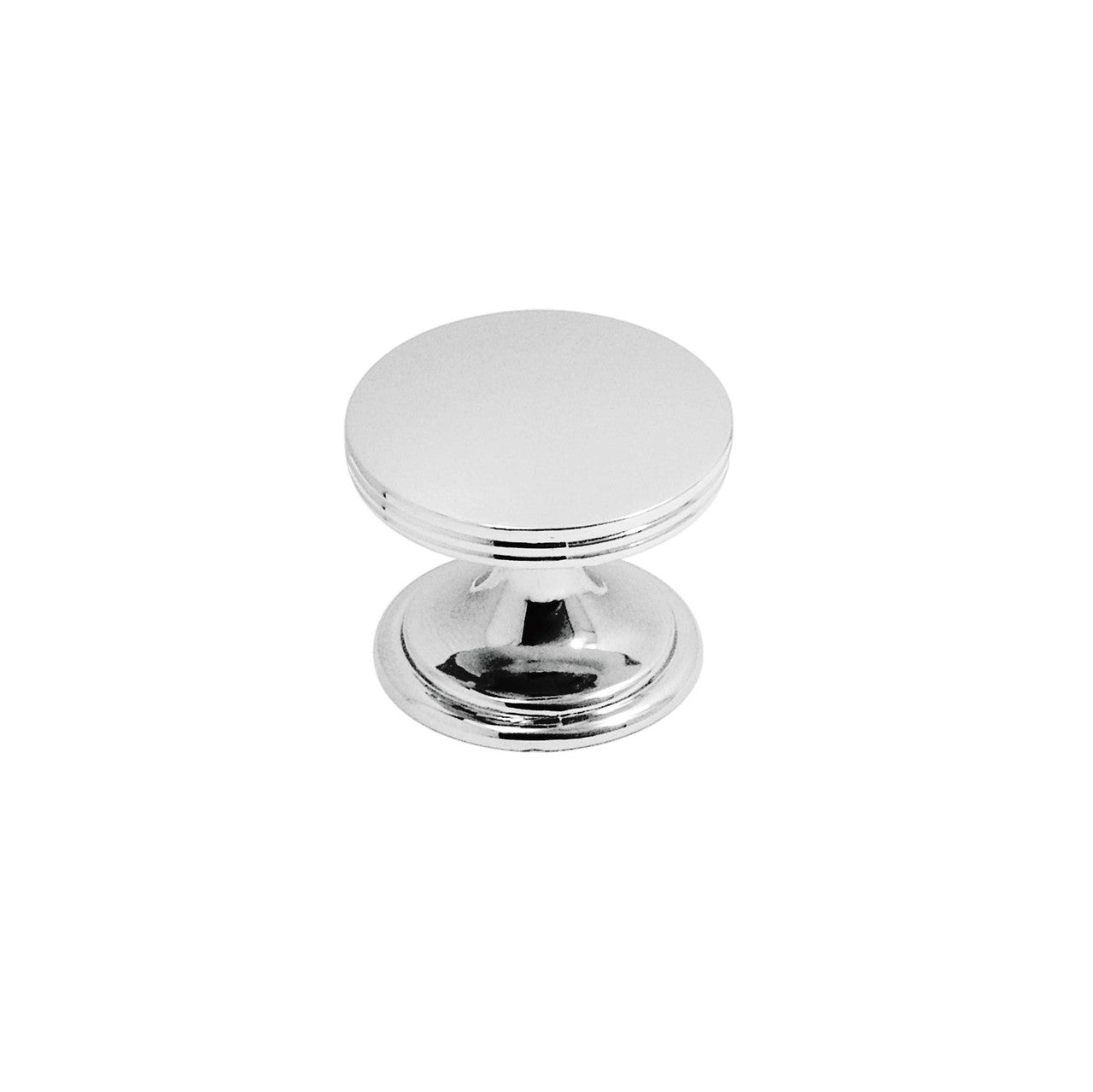 Main View of a Polished Chrome 1-3/8" Round Cabinet Knob from Hickory Hardware's American Diner Collection P2142-CH