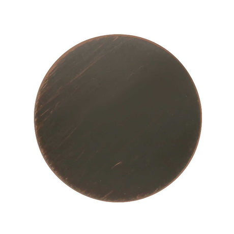 Top View of a Vintage Bronze 1" Round Cabinet Knob from Hickory Hardware's American Diner Collection P2140-VB