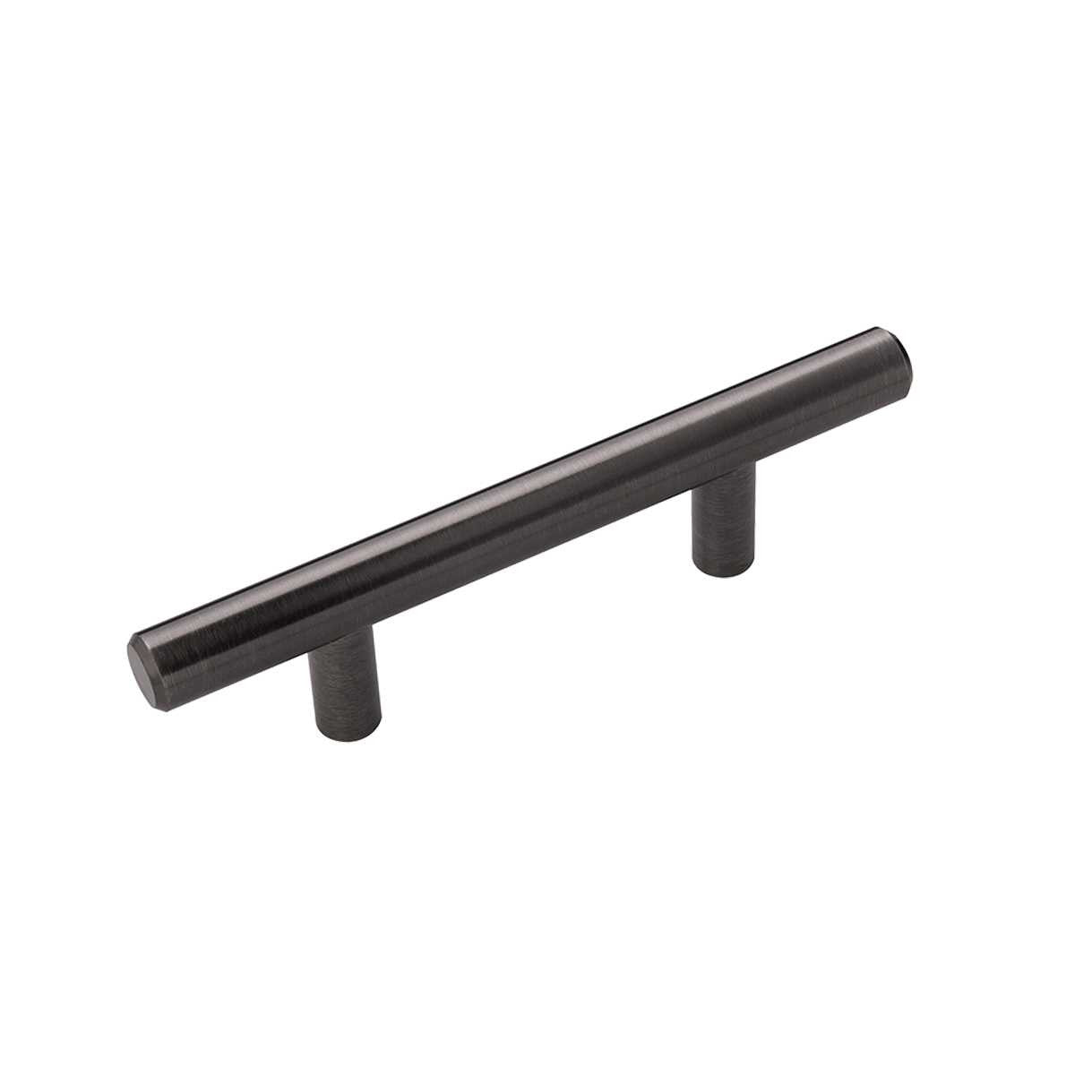 HICKORY 2-1/2" Center to Center Bar Cabinet Pull - Brushed Black Nickel HH075592-BBLN