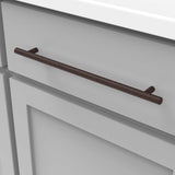 Hickory Bar Pulls 10-1/16" Center to Center Bar Cabinet Pull - Vintage Bronze HH075599-VB