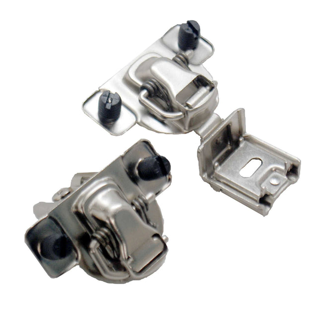 HICKORY Concealed Face Frame 1-1/4" Overlay Hidden Cabinet Hinge - Satin Nickel