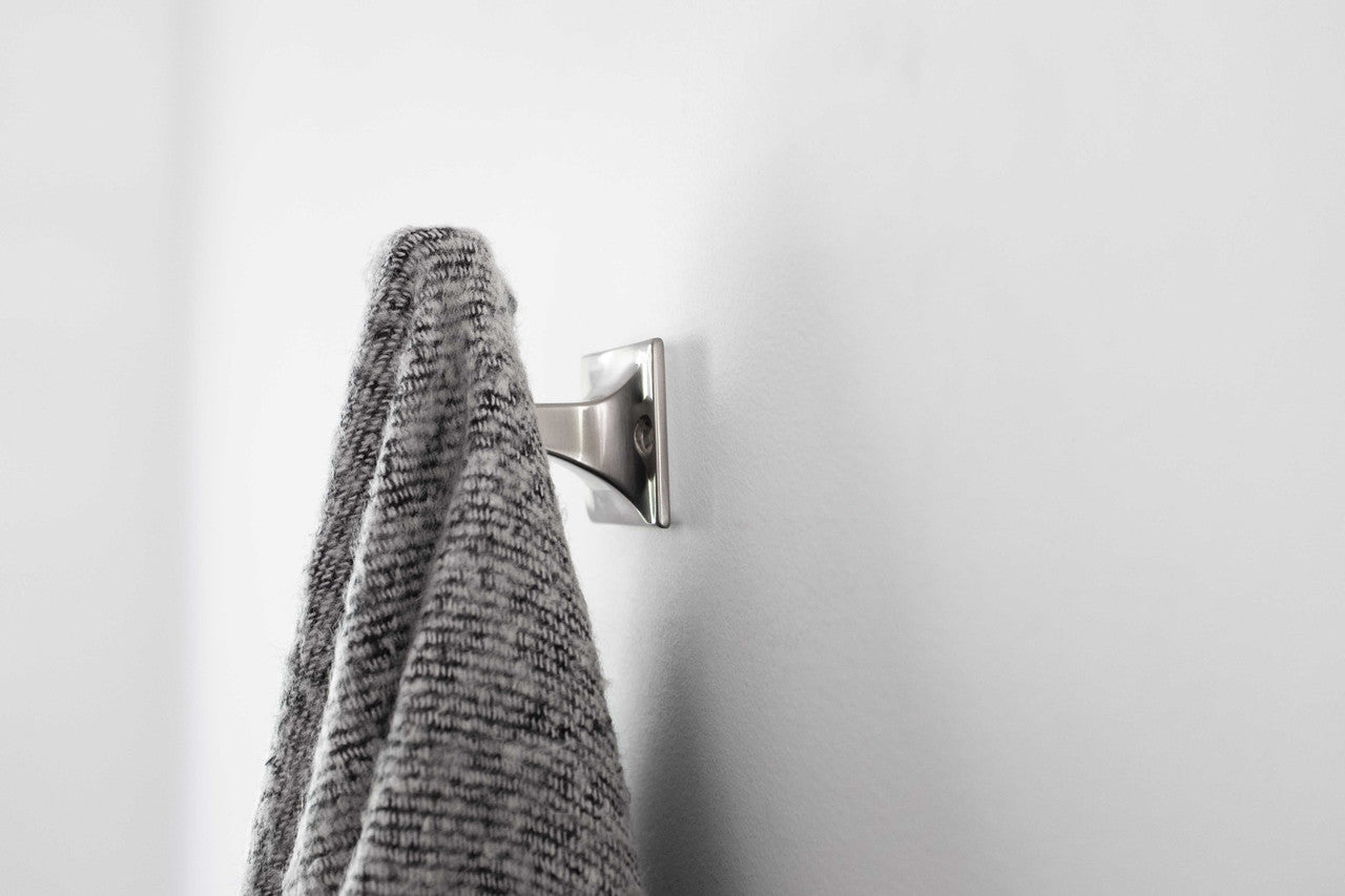 HICKORY Forge 2-3/4" Center to Center Wall Hook - Satin Nickel S077190-SN