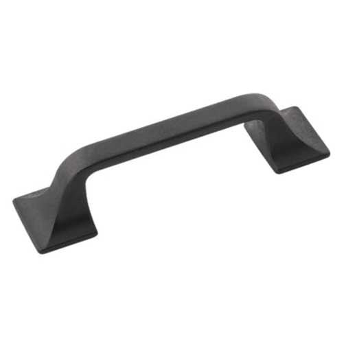 HICKORY Forge 3" Center to Center Handle Cabinet Pull - Black Iron H076700-BI