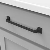 HICKORY Forge 7-9/16" Center to Center Handle Cabinet Pull - Black Iron H076704-BI