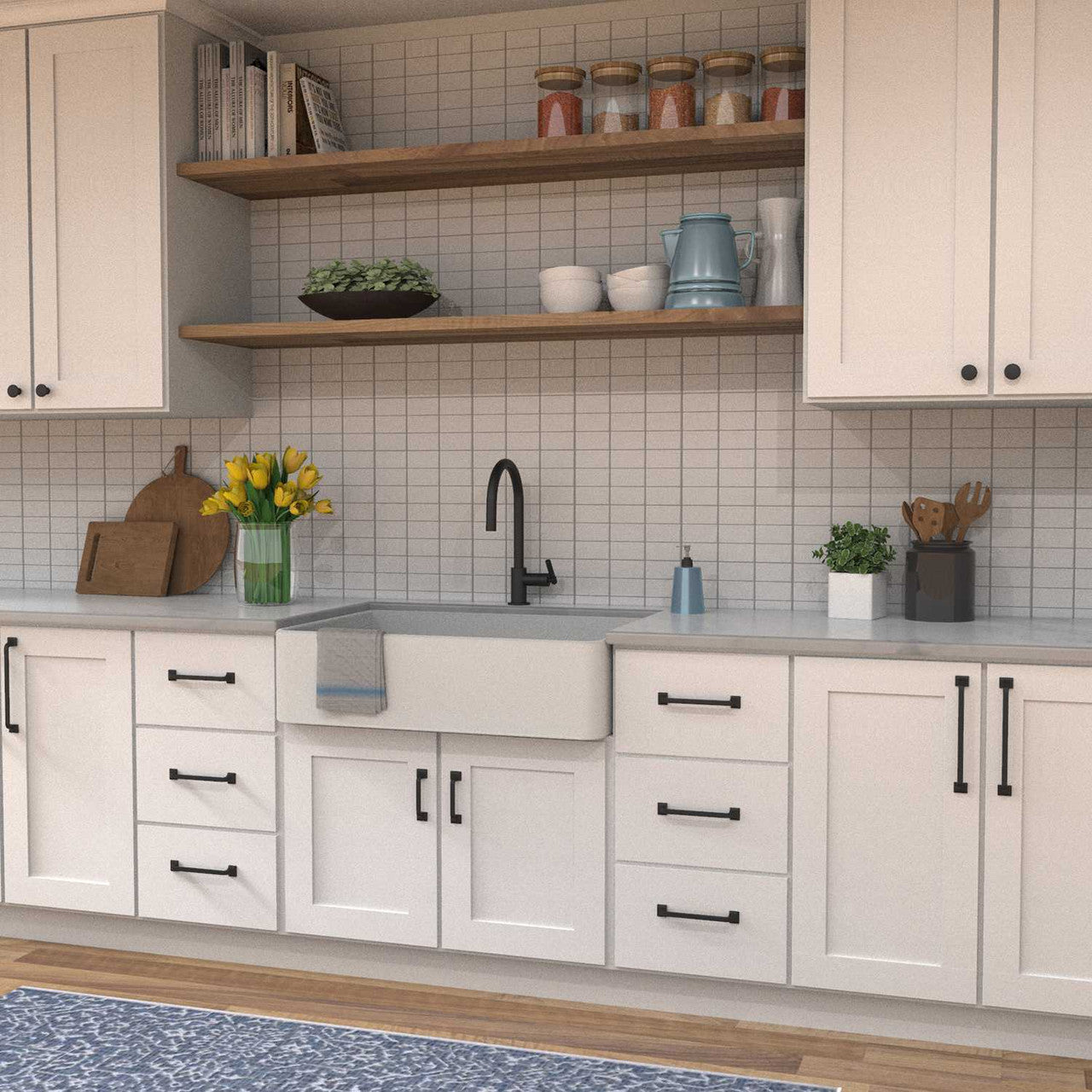 HICKORY Forge Kitchen Display Black Iron