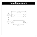 HICKORY Forge 3-3/4" Center to Center Handle Cabinet Pull - Champagne Bronze H076701-CBZ
