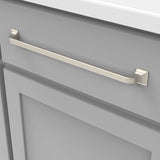 HICKORY Forge 12" Center to Center Handle Cabinet Pull - Satin Nickel H076706-SN