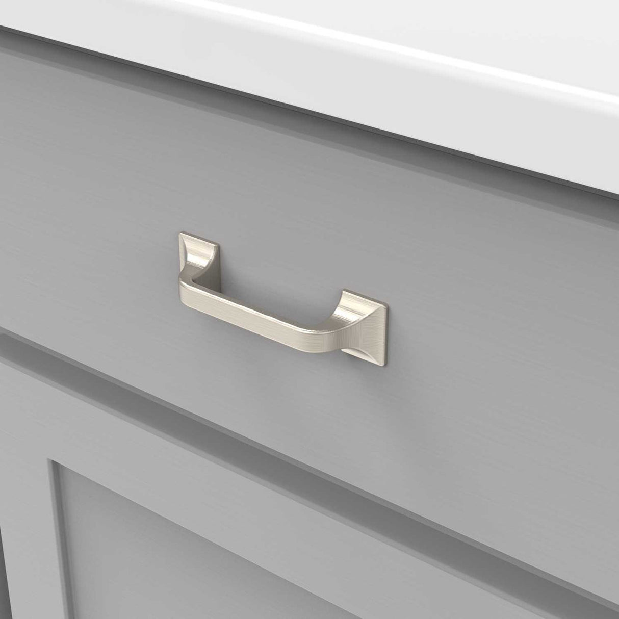 HICKORY Forge 3" Center to Center Handle Cabinet Pull - Satin Nickel H076700-SN