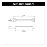 HICKORY Forge 6-5/16" Center to Center Handle Cabinet Pull - Vintage Bronze H076703-VB