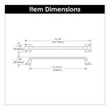 HICKORY Forge 8-13/16" Center to Center Handle Cabinet Pull - Vintage Bronze H076705-VB