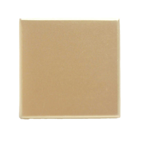 Top View of a Brushed Brass 1-3/16" Square Cabinet Knob from Hickory Hardware's Heritage Designs R077756BBX