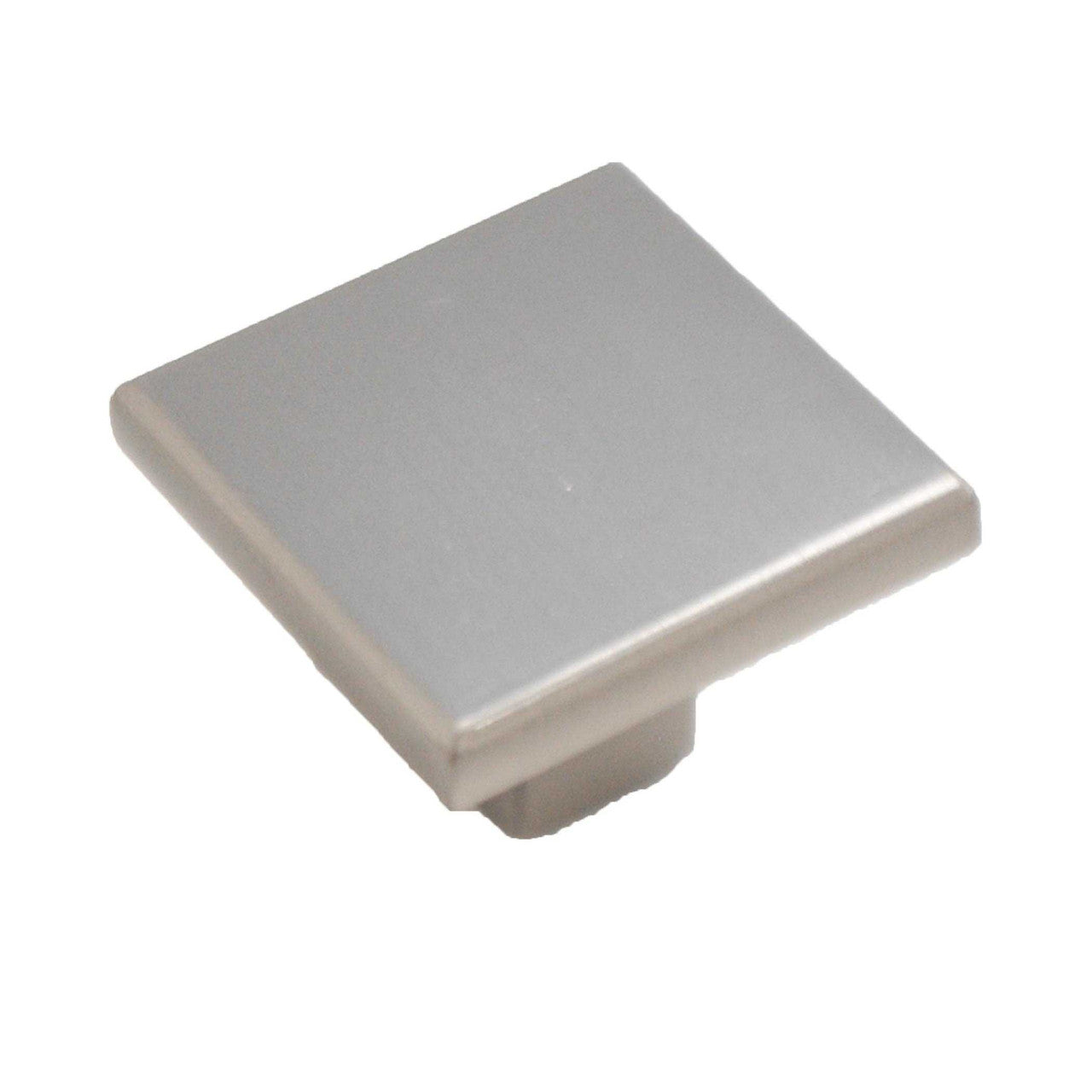 Main View of a Satin Nickel 1-3/16" Square Cabinet Knob from Hickory Hardware Heritage Designs Collection R077756SNX