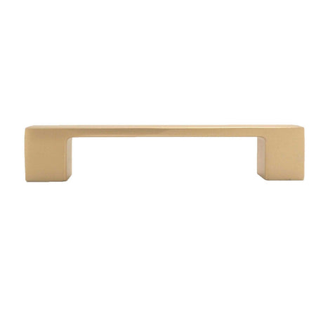 HICKORY Heritage Design 3-3/4" Center to Center Platform Handle Cabinet Pull - Brushed Brass R078430BBX