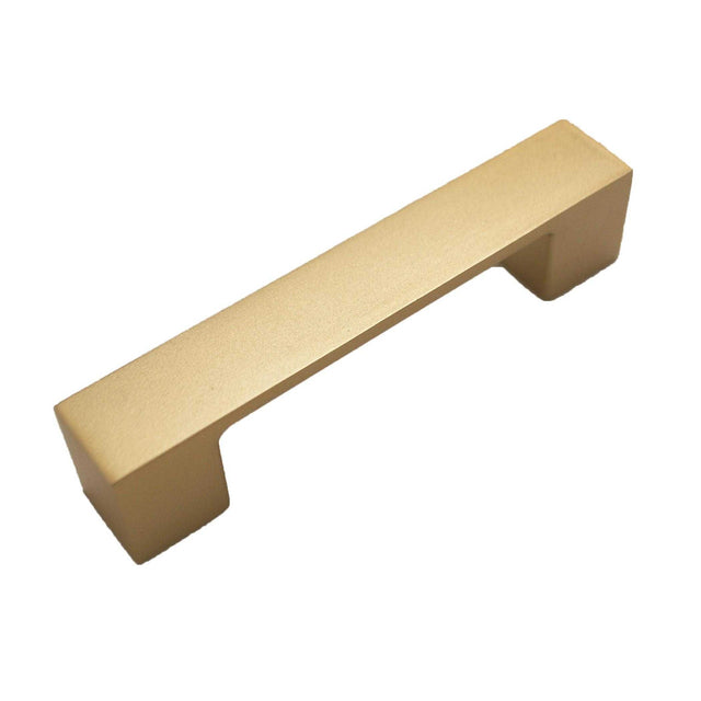 HICKORY Heritage Design 3" Center to Center Platform Handle Cabinet Pull - Brushed Brass R077751BBX