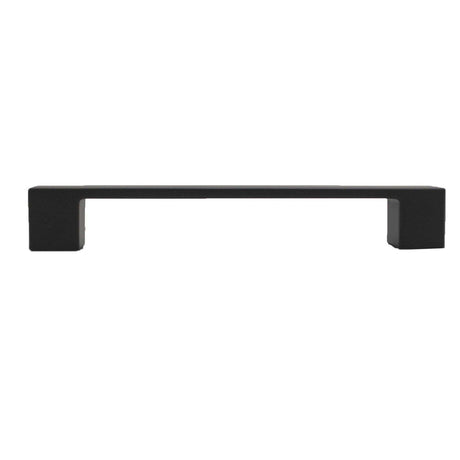 HICKORY Heritage Design 5-1/16" Center to Center Platform Handle Cabinet Pull - Matte Black R077752MBX