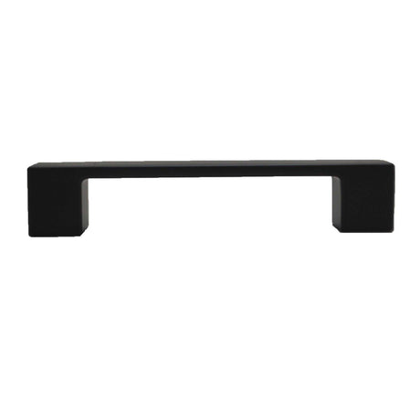 HICKORY Heritage Design 3-3/4" Center to Center Platform Handle Cabinet Pull - Matte Black R078430MBX