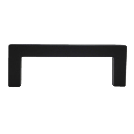 HICKORY Heritage Design 3" Center to Center Square Handle Cabinet Pull - Matte Black R077746MBX