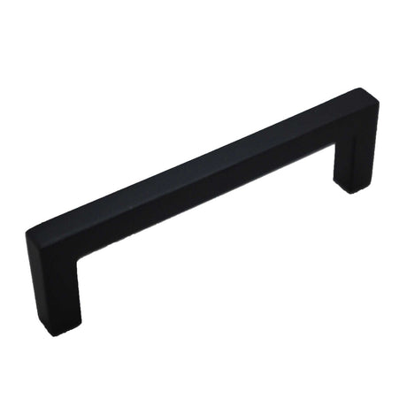 HICKORY Heritage Design 3-3/4" Center to Center Square Handle Cabinet Pull - Matte Black R078429MBX