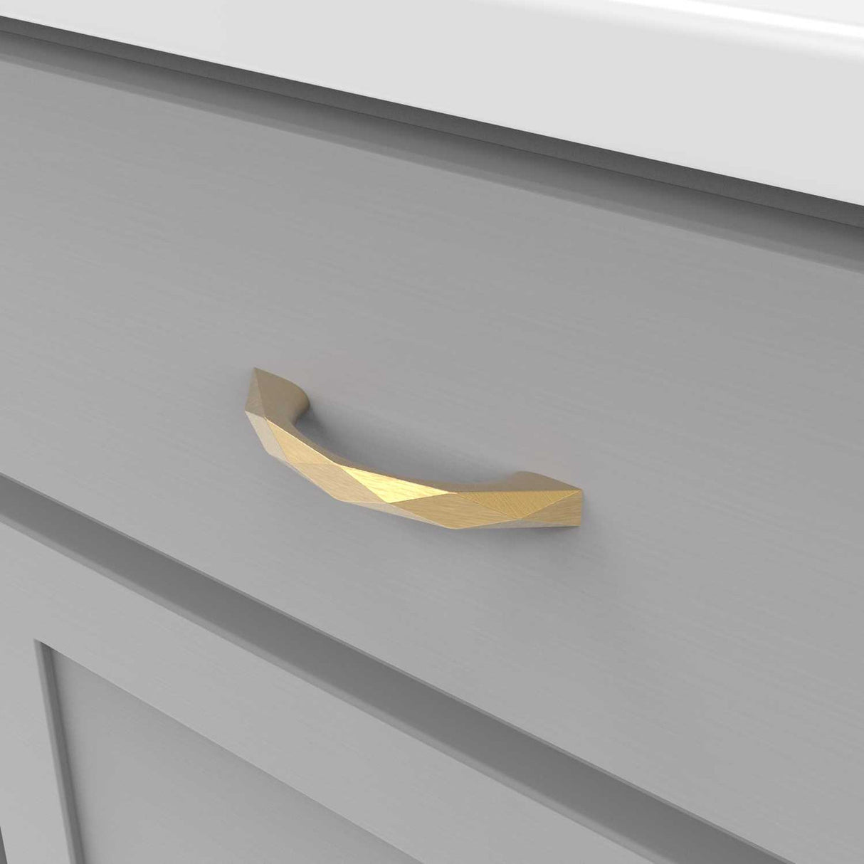 HICKORY Karat 3" Center to Center Handle Cabinet Pull - Brushed Golden Brass H077840-BGB