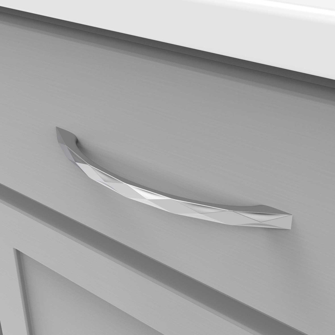 HICKORY Karat 6-5/16" Center to Center Handle Cabinet Pull - Chrome H077843-CH