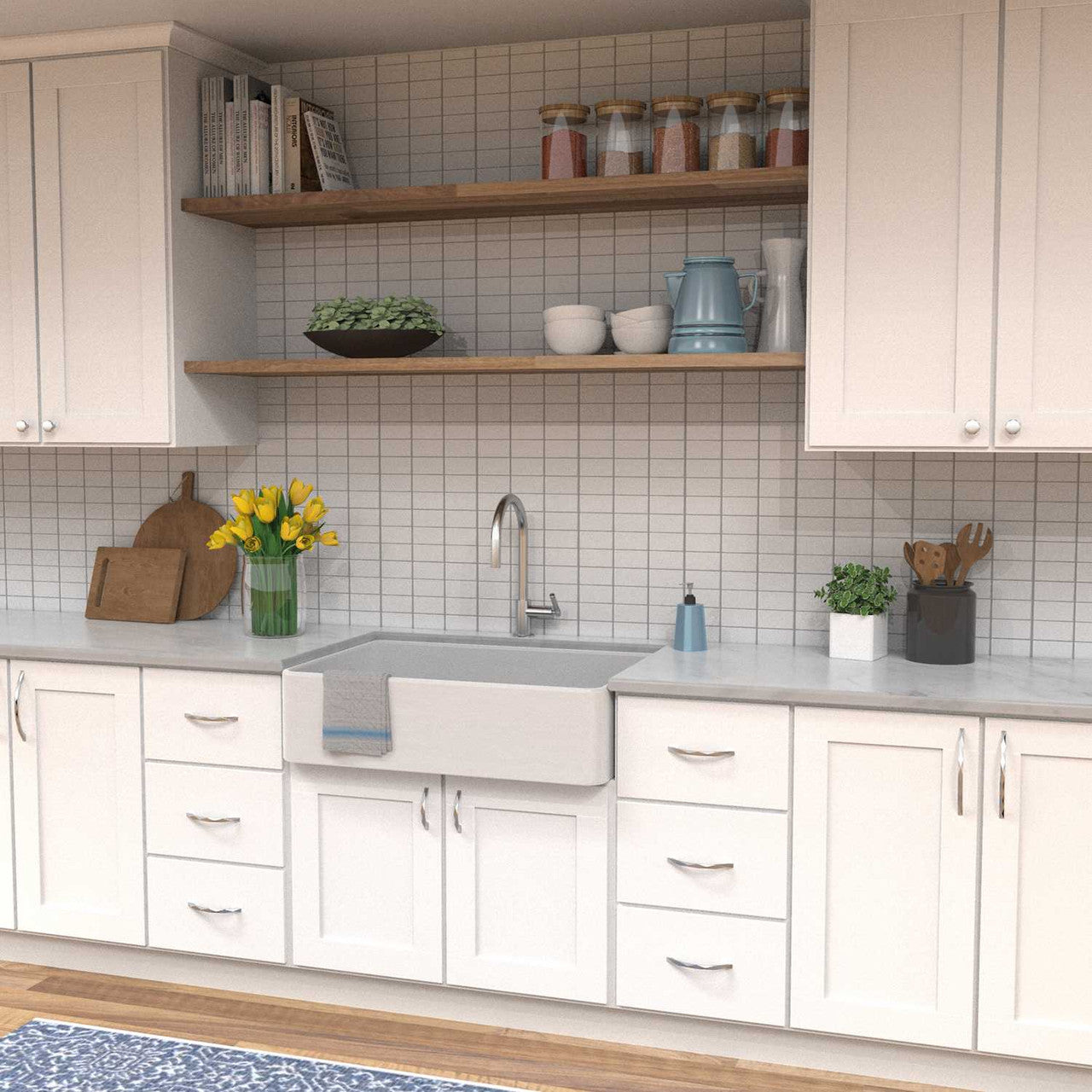 HICKORY Karat Display Kitchen Chrome