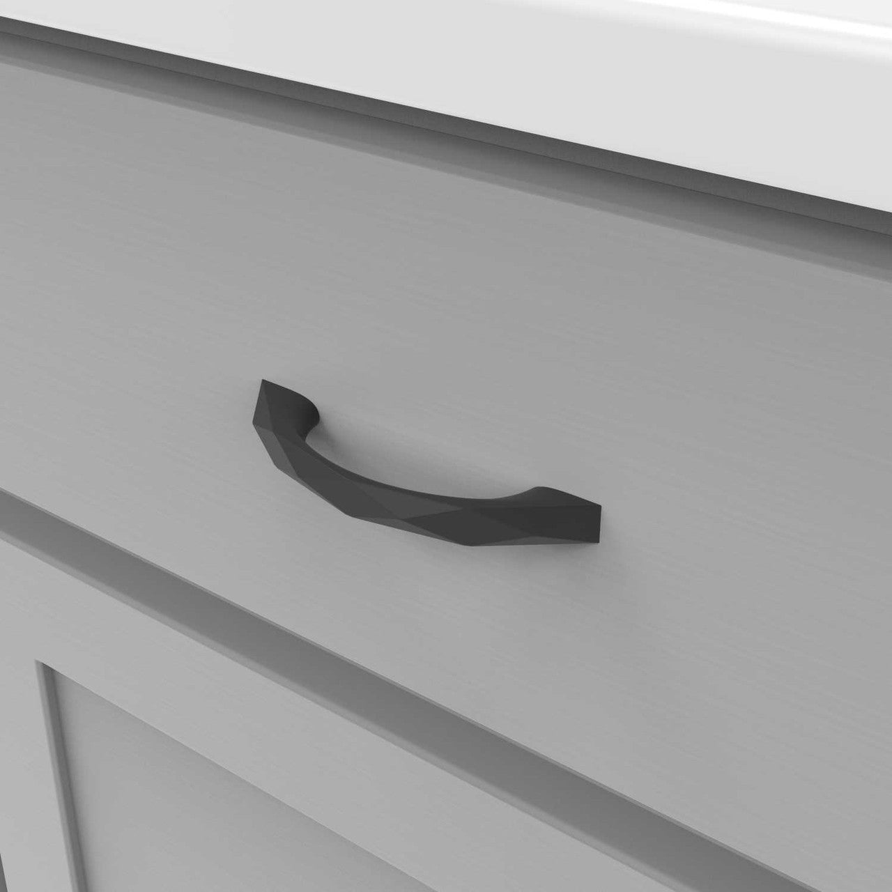 HICKORY Karat 3" Center to Center Handle Cabinet Pull - Matte Black H077840-MB