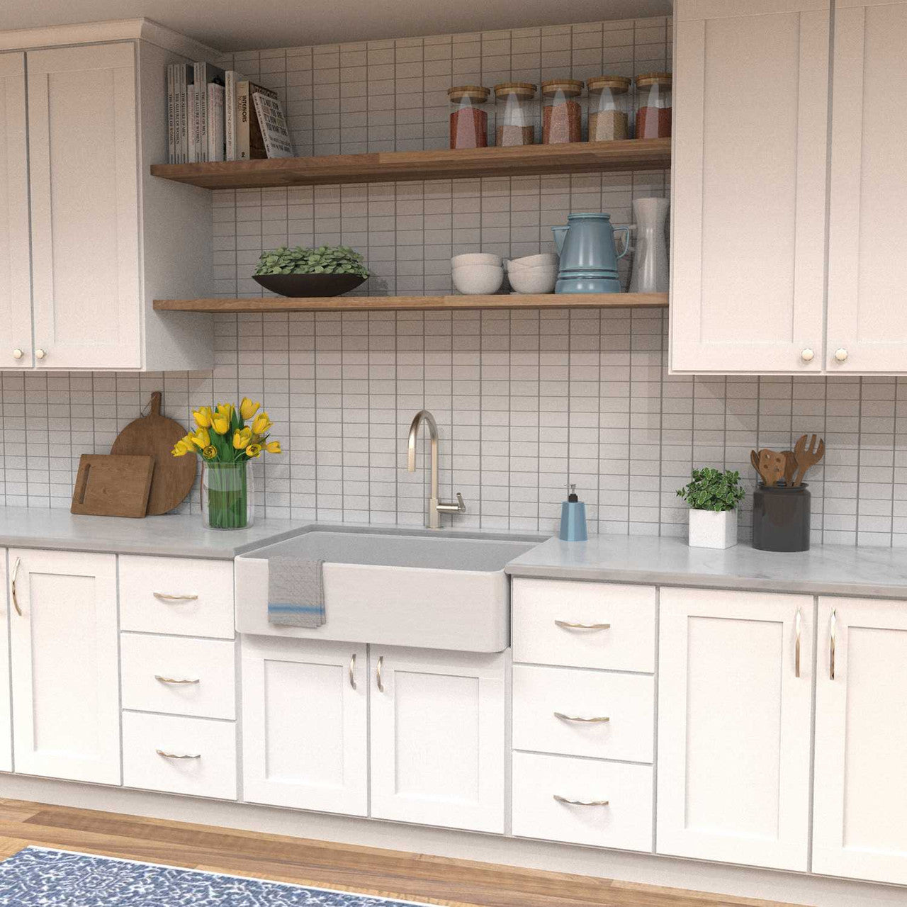 HICKORY Karat Kitchen Display Satin Nickel