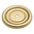 HICKORY Manor House 1-7/8" Round Cabinet Knob Backplate - Lancaster Brass P282-LP