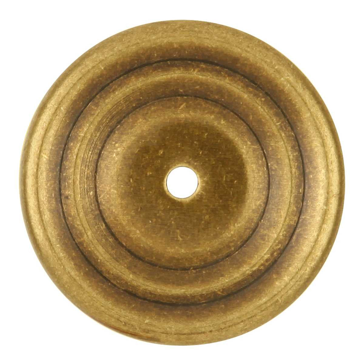 HICKORY Manor House 1-7/8" Round Cabinet Knob Backplate - Lancaster Brass P282-LP