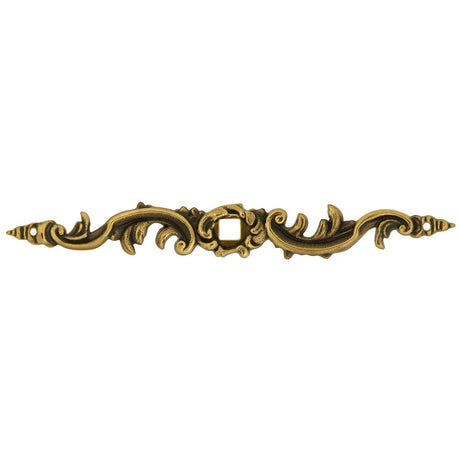 HICKORY Manor House 6" Decorative Cabinet Knob Backplate - Lancaster Brass P8169-LP
