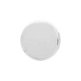 Top View of a Chrome 1-1/4" Round Cabinet Knob from Hickory Hardware's Piper Collection H077849-CH