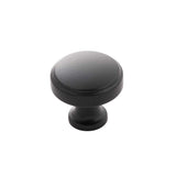 HICKORY Piper 1-1/4" Round Cabinet Knob - Matte Black H077849-MB