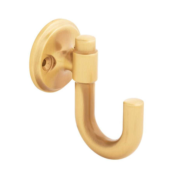 HICKORY Piper 1-1/8" Center to Center Wall Hook - Brushed Golden Brass H077859-BGB