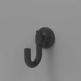 HICKORY Piper 1-1/8" Center to Center Wall Hook - Matte Black H077859-MB