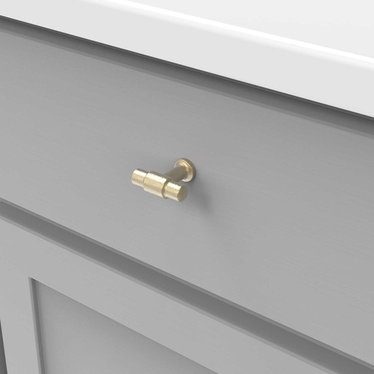 HICKORY Piper 1-5/8" Knob Bar Cabinet Pull - Champagne Bronze H077850-CBZ