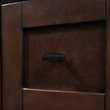 Drawer View of a Matte Black 1-5/8" Knob Cabinet Pull from Hickory Hardware's Piper Collection H077850-MB
