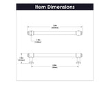 HICKORY Piper 6-1/4" Center to Center Handle Cabinet Pull - Matte Black H077854-MB