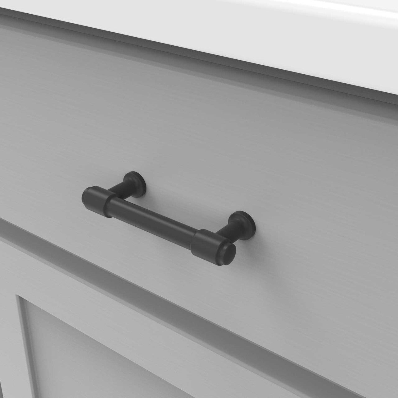 HICKORY Piper 3" Center to Center Handle Cabinet Pull - Matte Black H077851-MB