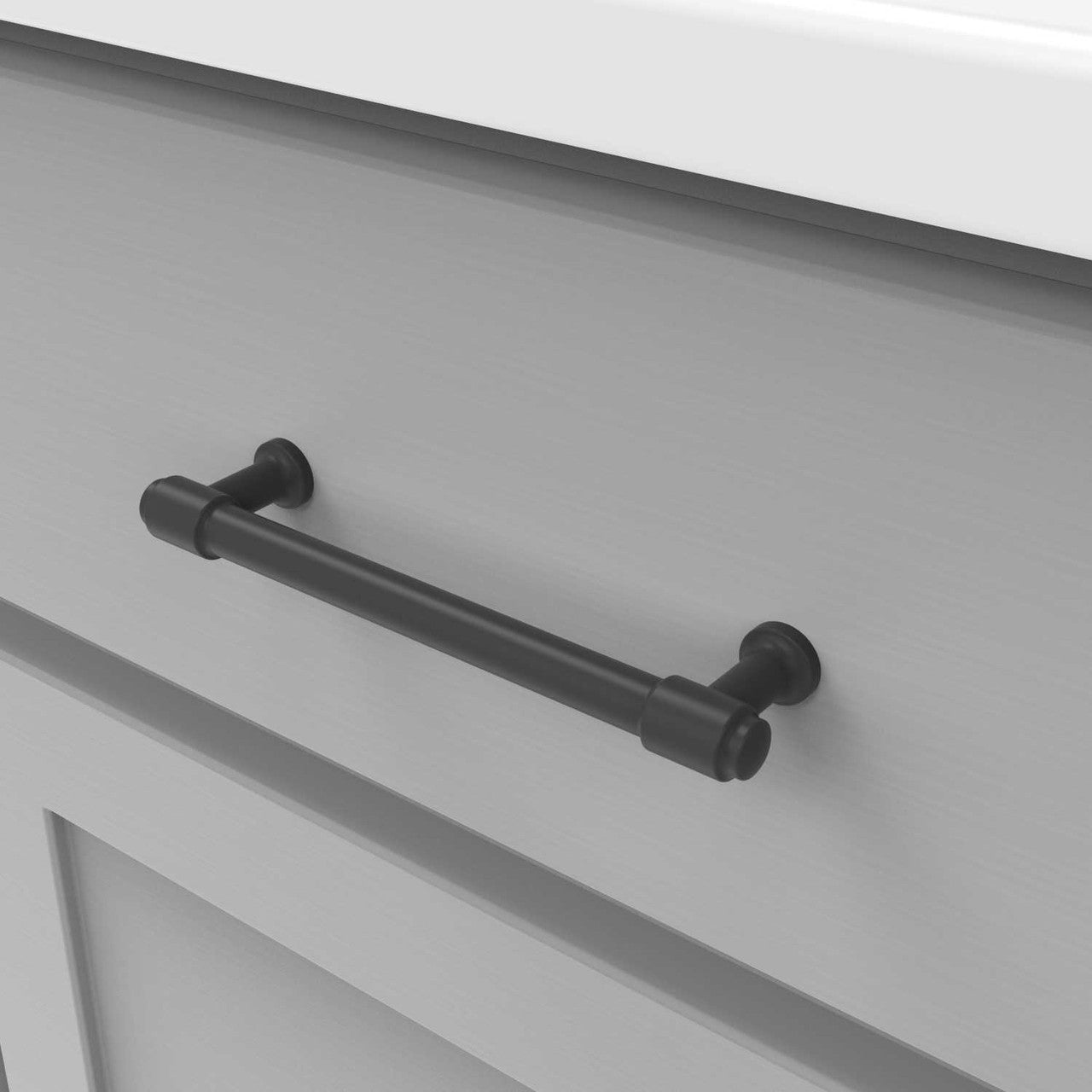 HICKORY Piper 5-1/16" Center to Center Handle Cabinet Pull - Matte Black H077853-MB