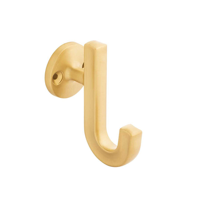 HICKORY Woodward 1-1/8" Center to Center Wall Hook - Brushed Golden Brass H077888-BGB