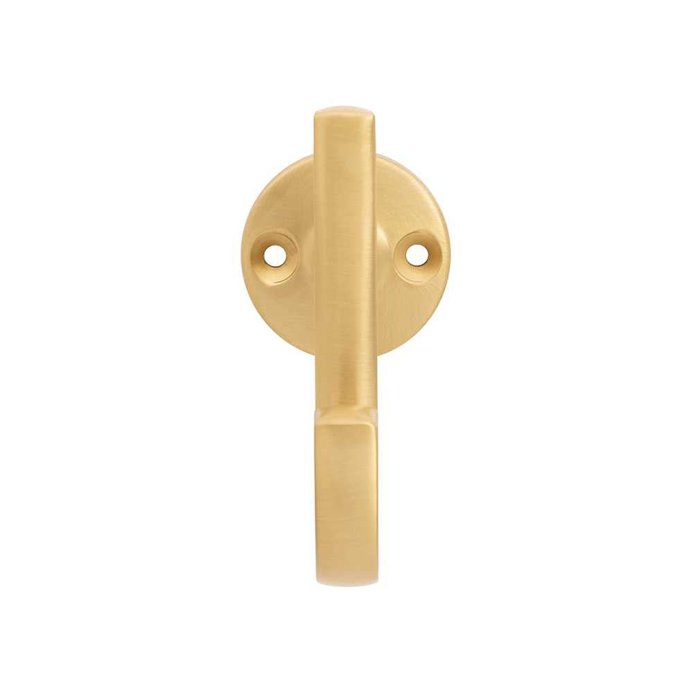 HICKORY Woodward 1-1/8" Center to Center Wall Hook - Brushed Golden Brass H077888-BGB