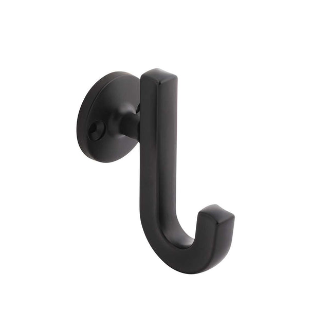 HICKORY Woodward 1-1/8" Center to Center Wall Hook - Matte Black H077888-MB