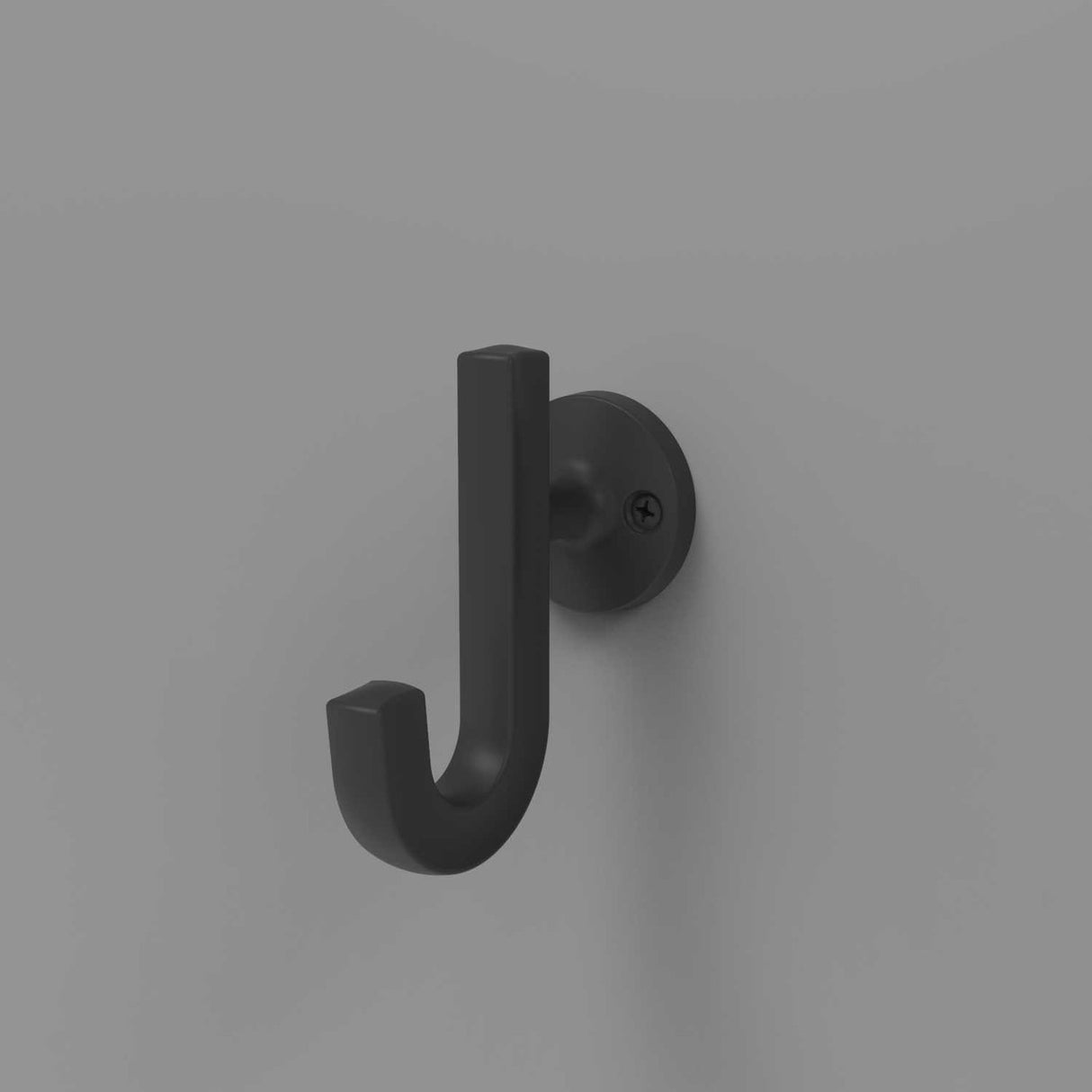 HICKORY Woodward 1-1/8" Center to Center Wall Hook - Matte Black H077888-MB
