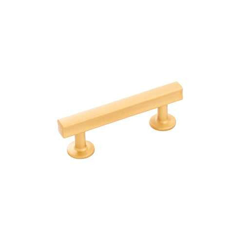 HICKORY Woodward 3" Center to Center Handle Cabinet Pulls - Brushed Golden Brass H077880-BGB