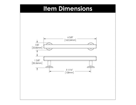 HICKORY Woodward 5-1/16" Center to Center Handle Cabinet Pulls - Brushed Golden Brass H077882-BGB
