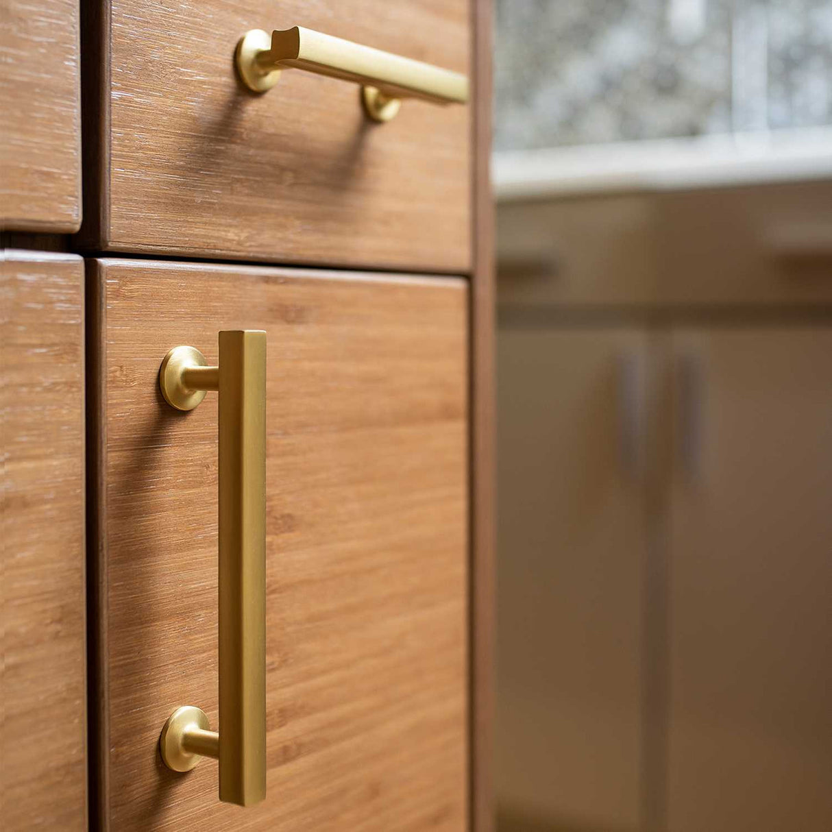 HICKORY Woodward Cabinetry Brushed Golden Brass