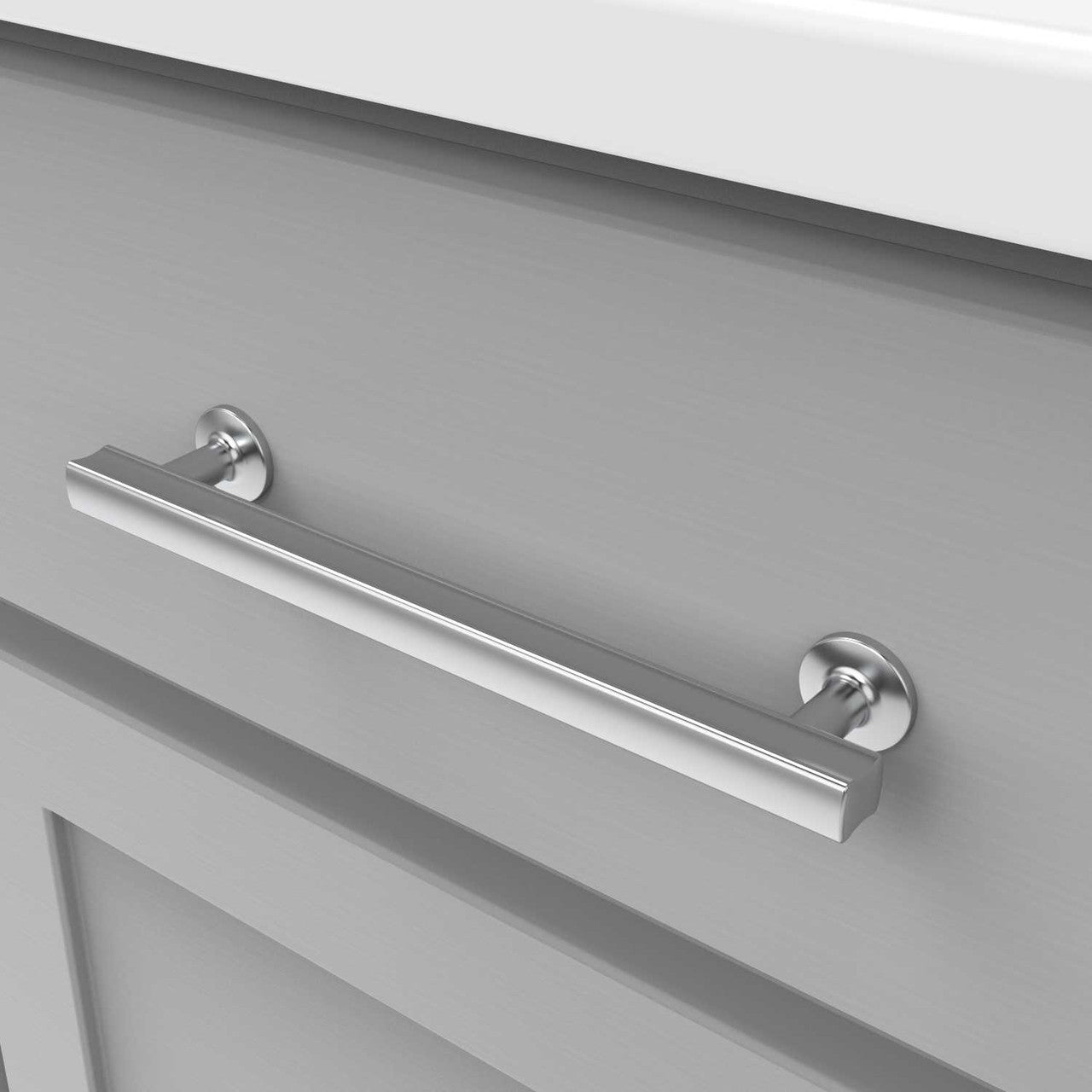 HICKORY Woodward 6-5/16" Center to Center Handle Cabinet Pull - Chrome H077883-CH